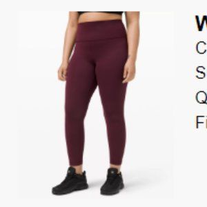 Lululemon Leggings Wunder Train High-Rise Tight 25